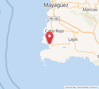 Map of Boquerón, Cabo Rojo