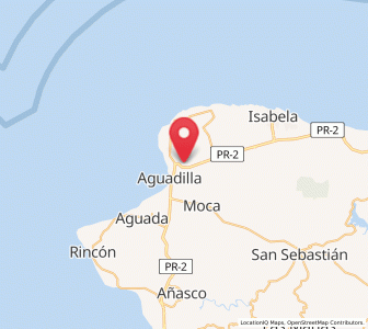 Map of Caban, Aguadilla