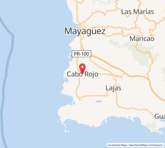 Map of Cabo Rojo