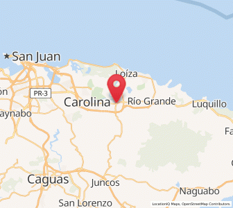 Map of Canovanas, Canóvanas