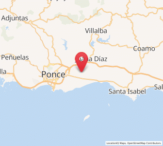 Map of Capitanejo, Juana Díaz