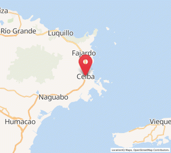 Map of Ceiba