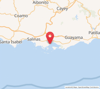 Map of Central Aguirre, Salinas