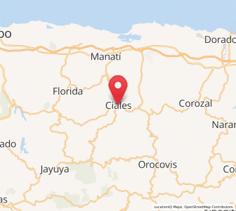 Map of Ciales