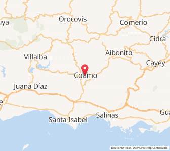 Map of Coamo