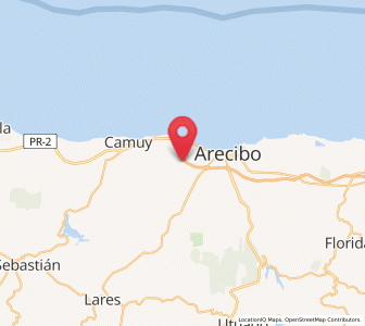 Map of Corcovado, Hatillo