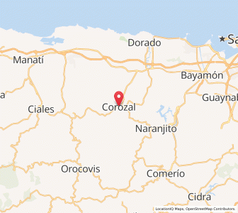 Map of Corozal