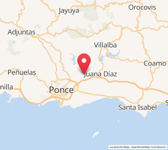 Map of Coto Laurel, Ponce