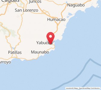 Map of El Negro, Yabucoa