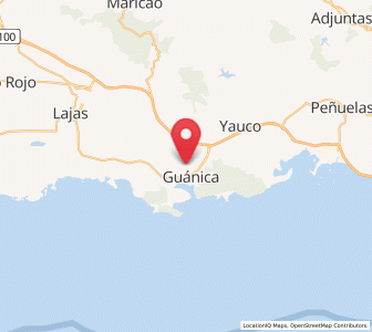 Map of Fuig, Guánica