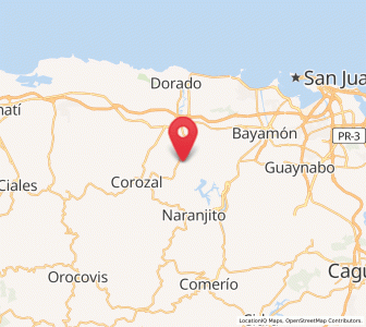 Map of Galateo, Toa Alta