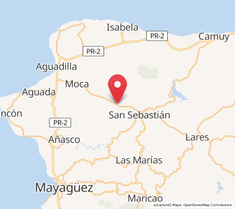 Map of Hato Arriba, San Sebastián