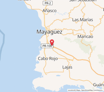 Map of Hormigueros