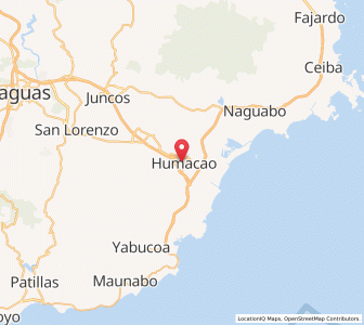 Map of Humacao