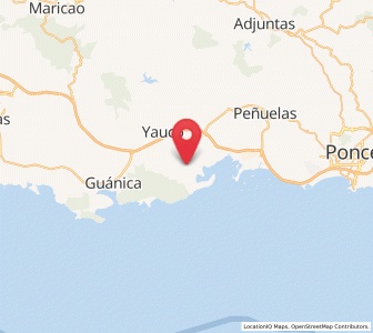 Map of Indios, Guayanilla