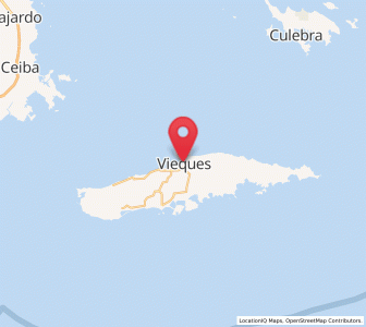 Map of Isabel Segunda, Vieques