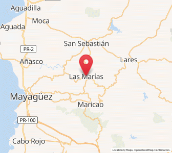 Map of Las Marías