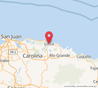 Map of Loíza
