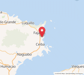 Map of Luis M. Cintron, Fajardo