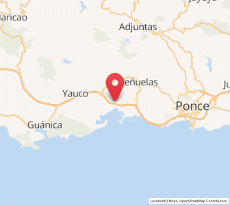 Map of Magas Arriba, Guayanilla