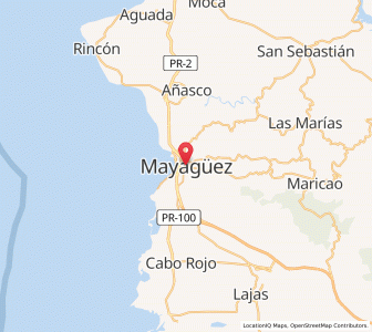 Map of Mayagüez