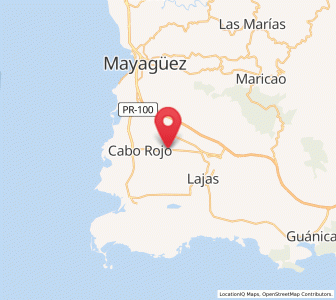 Map of Monte Grande, Cabo Rojo