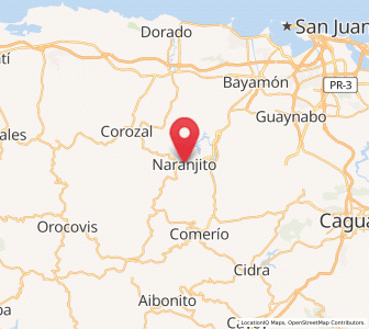 Map of Naranjito