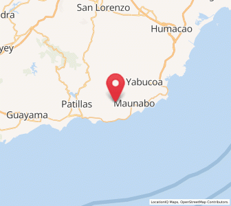 Map of Palo Seco, Maunabo