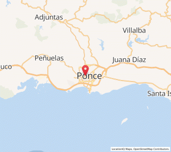 Map of Ponce