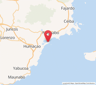 Map of Punta Santiago, Humacao