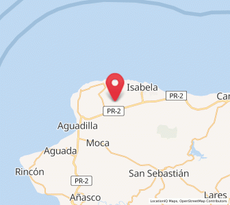 Map of Rafael Hernandez, Aguadilla