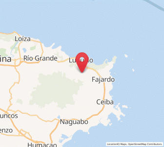 Map of Ramos, Luquillo
