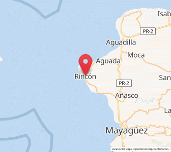 Map of Rincón