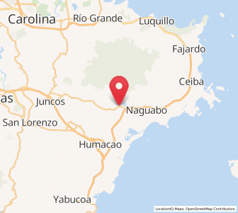 Map of Río Blanco, Naguabo