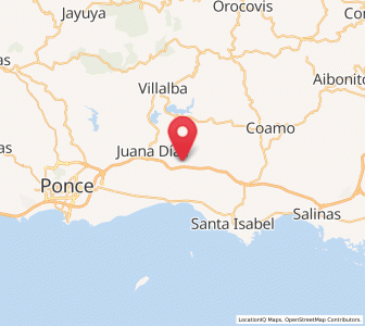 Map of Río Cañas Abajo, Juana Díaz