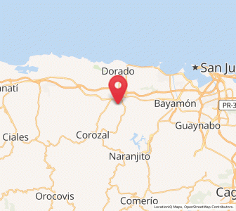 Map of Río Lajas, Dorado