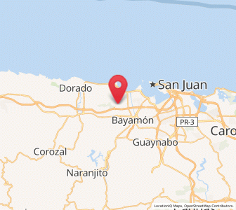 Map of Sabana Seca, Toa Baja