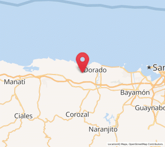Map of San Antonio, Dorado