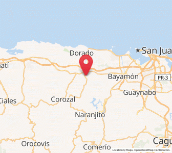 Map of San José, Toa Baja