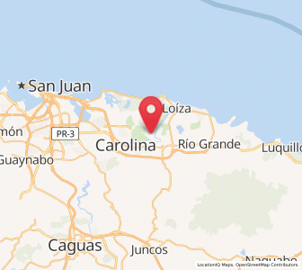 Map of Santa Barbara, Canóvanas