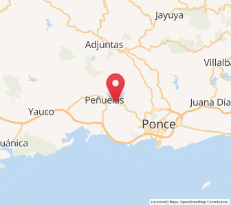 Map of Tallaboa Alta, Peñuelas