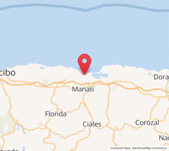 Map of Tierras Nuevas Poniente, Manatí