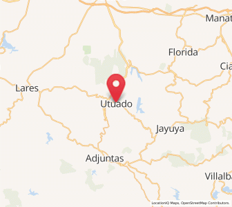 Map of Utuado