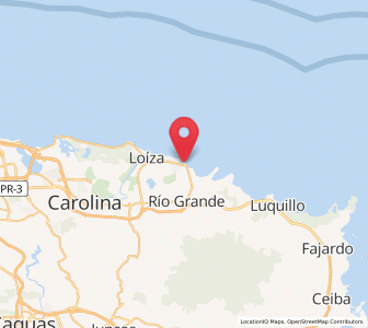 Map of Vieques, Loíza