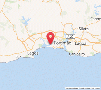 Map of Alvor, Faro