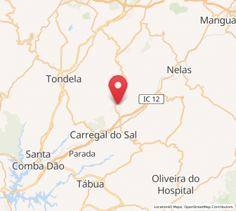 Map of Cabanas de Viriato, Viseu