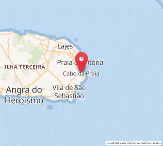 Map of Cabo da Praia, Azores