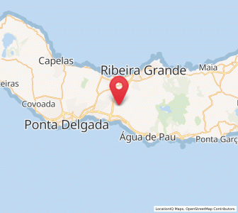 Map of Cabouco, Azores