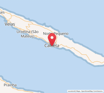 Map of Calheta, Azores