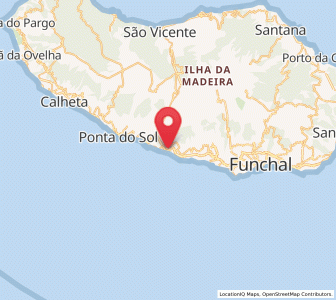 Map of Campanário, Madeira